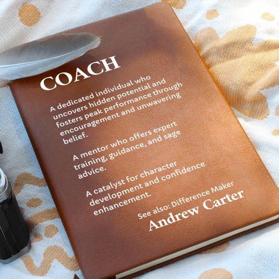 Personalized Coach Appreciation Gift, Thank You Coach Definition Gift, Custom Coach Leaving Gift,
