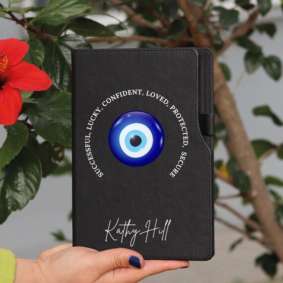 Manifestion Evil Eye Protection Journal,  Notebook for Affirmations, Dream Journal, Spiritual  Protection Gift