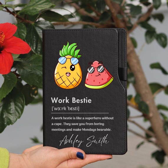 Funny Work Bestie Notebook, Work Bestie Gift, Work Bestie Birthday, Work Bestie Christmas, Work Bestie New Year Gifts, Office Humor Gift