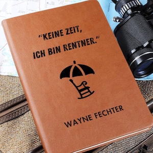 Personalisiertes Ruhestand Journal, Rente Kollegin, Ruhestand geschenk, Renteneintritt Geschenk Abschied Kollegen Frau Mann,