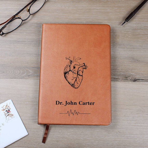 Personalized Cardiologist Journal Gift, Heart Doctor Notebook, Cardiologist Gifts,  Heart Doctor Gifts, Human Hearts Journal