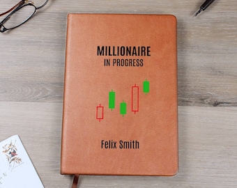Personalized Stock Trader Gift, Cyptocurrency Gift, Forex Trader Gift, Millionaire in Progress, Stock Broker, Bull Market Day Trader