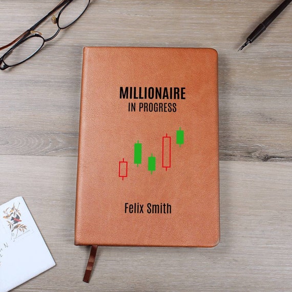 Personalized Stock Trader Gift, Cyptocurrency Gift, Forex Trader Gift, Millionaire in Progress, Stock Broker, Bull Market Day Trader