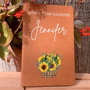 Diario de cartas a mi hija, diario de recuerdos para hija, regalo de Navidad para hija recién nacida, regalo para querida hija