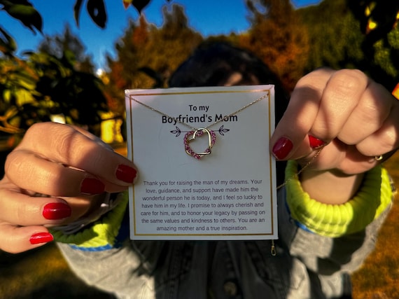 Boyfriends Mom Birthday Gift, Future Mother in Law Gift, Boyfriends Mom Jewelry, Boyfriends Mom Mothers Day Gift