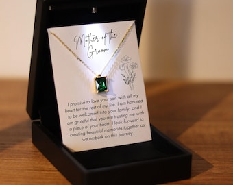 Mother of the Groom Jewelry with Led Light Box, Mother of the Groom Gift  from Bride, Mother In Law Gift Wedding Day Gifts from Couple,