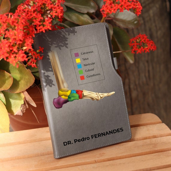 Doctor of Podiatry Gift, Podiatry Student Notebook, Podiatry Graduate Gift, Personalized Leather Journal