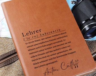 Personalisiertes Lehrer Geschenk, Lehrerin Geschenk, Abschiedsgeschenk Lehrerin, Schulabschluss, Geschenk für Lehrer