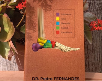 Personalized Podiatrist Notebook, Gift for DPM, Foot Doctor Gift, Foot Anotomy, Podiatrist and Podiatry Doctor gift