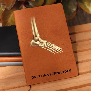 Gift for Podiatrist, Gift for DPM, Foot Doctor Gift, Personalized Podiatrist Gift for Podiatry Notebook, Custom Podiatrist Gift