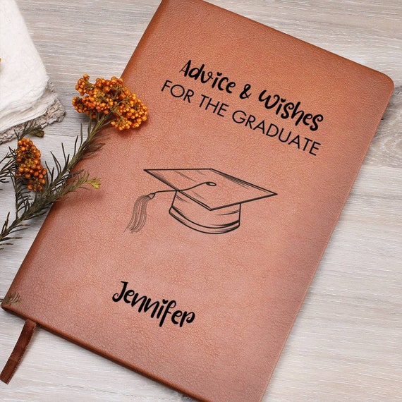 Personalized Graduation Gift for Girls, Graduation Notes for Student, Advice Notebook for Graduation Party, Graduation Gift For 2025,