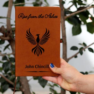 Phoenix Journal, Rising from the ashes, Personalized Phoenix Gift, Phoenix Lover