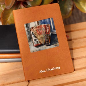 Custom Accordionist Gift for Men, Accordion Player Journal , Accordion Instrument, Accordion Gift, Accordion Teacher Gifts