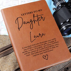 Cartas para mi hija, regalo para hija, libro de recuerdos para baby shower de nueva mamá, regalo de embarazo personalizado, libro para bebé de hija, nueva mamá, nuevo papá