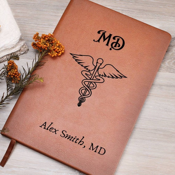 Medical Doctor Journal, Personalized Medical Doctor Gift, Doctor Appreciation Gift, Journal for Doctor, Gift to Doctor Thank You Gift
