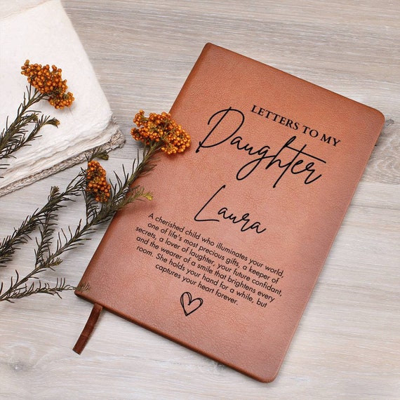 Letters to My Daughter, Gift for Daughter, New Mom Baby Girl Shower Memory Book, Custom Pregnancy Gift, Daughter Baby Book, New Mom New dad