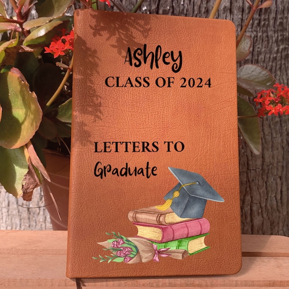 Class of 2024 Gift, Graduation Gifts for Girls, Personalized Graduation Keepake for 2024, Graduation Guest Book Custom Graduate Memory