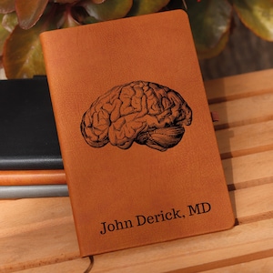 Neuroscience Graduation Gift, Anatomy of Brain journal, Medical Doctor Gift, Neurology doctor gift, Neuro Nurse Graduation gift