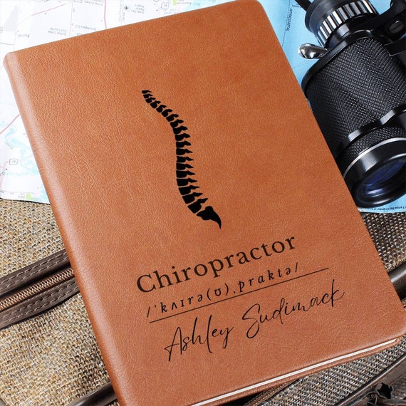 Personalized Chiropractor Gift, Chiropractic Gift for New Chiropractor Journal,  Gift for Chiro Notebook, Best Chiro Team Gift,