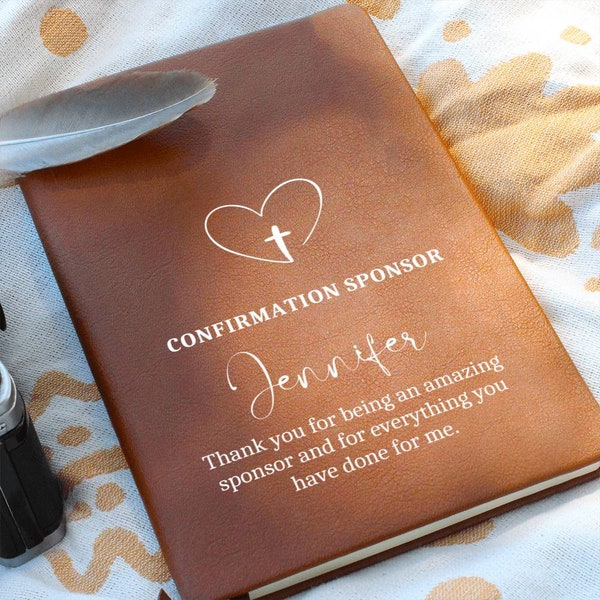 Confirmation Sponsor Thank You Gift,  Confirmation Sponsor Gift Idea, Catholic Sponsor Gifts for Sponsors