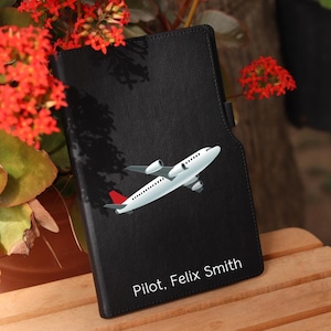 Personalized Pilot Gift, Personalized Airline Gift, Personalized Aviation Gift, Pilot Gift, Solo Flight Notes, Pilot Journal, Flight Notes