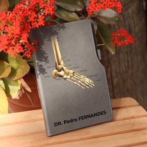 Personalized Podiatrist Journal, Podiatrist Gifts, Podiatry Notebook, New Podiatrist Gift,  Doctor of Podiatry Gift, New Foot Doctor