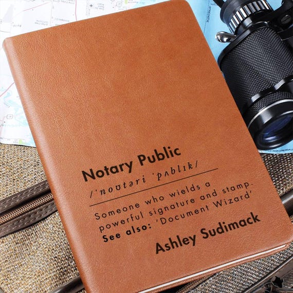 Notary Definition Gift, Personalized Notary Public Journal, Notary Business, Notary Public Notes, Personalized Notary Public Gift,