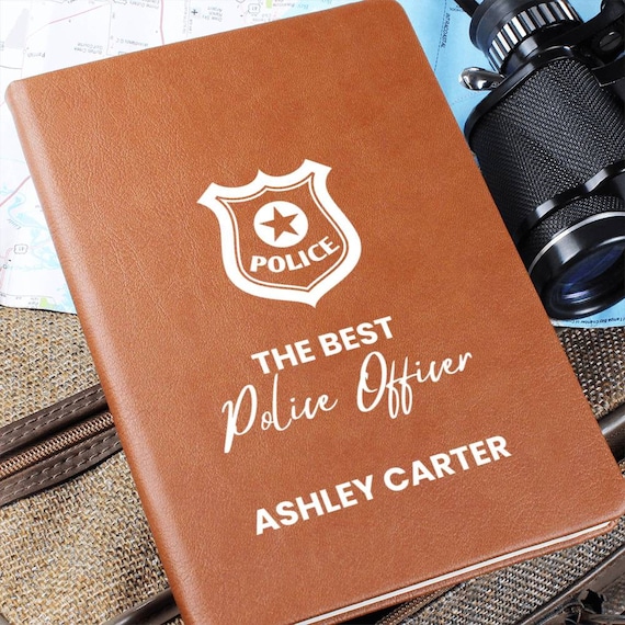 Personalized Police Officer Journal, New Police Officer Gift, Motivational Gift for Police Officer, Police School Gift