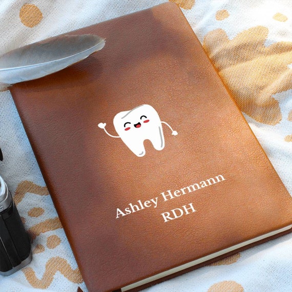 RDH Journal, Custom Dental Hygienist, Dental Assistant Gift,  Registered dental Hygienist Gift,  Rdh Graduation Gift,