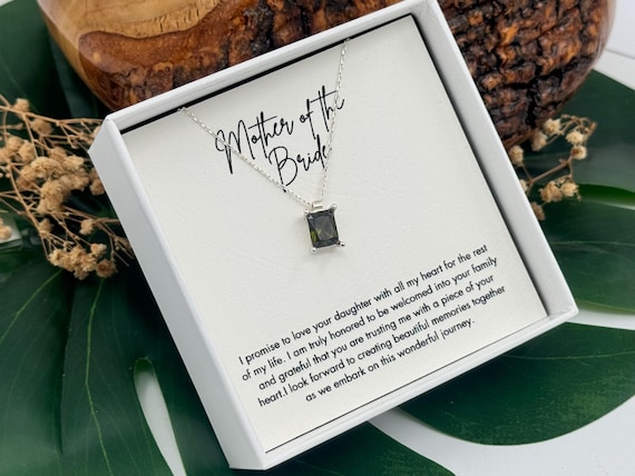 Mother of the Bride Necklace, Mother of the Bride Gift,  Mother-In-Law Gift, Gift from Groom,  Wedding Gift from Groom, Mother in Law jewels