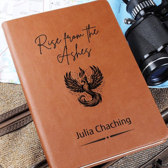 Phoenix rising from the ashes, Personalized Phoenix Journal,  Personalized Phoenix Notebook, Phoenix Rising, Encourage Inspire Rebirth