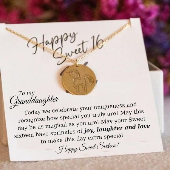 Sentimental Sweet 16 Gift for Granddaughter, Granddaughter 16th Birthday Gift, Granddaughter 16th Birthday Gift, Granddaughter Turning 16