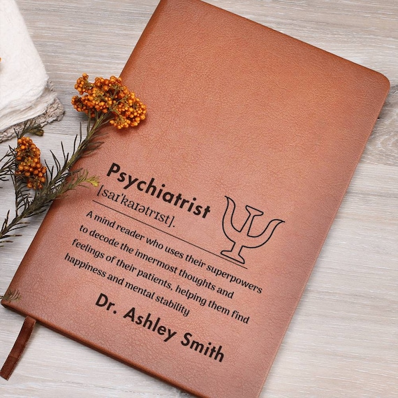 Personalized Psychiatrist Journal, Psychiatrist Thank You Gift, Gift for Psychiatrist, Personalized Psychiatry Notes