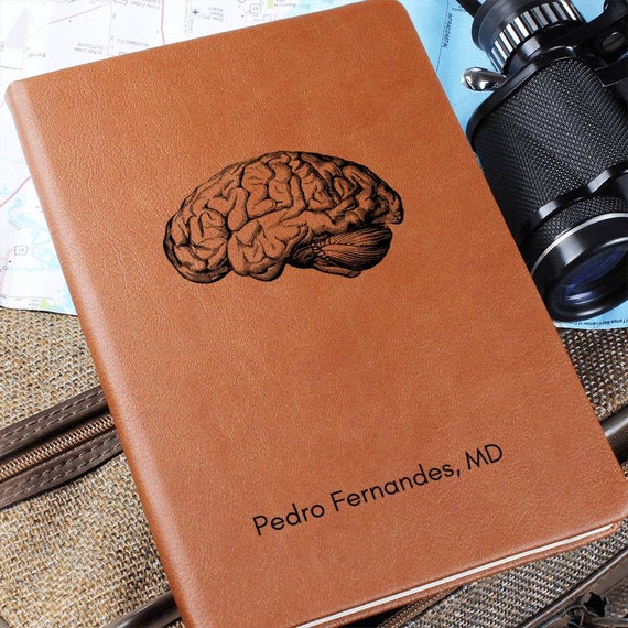 Personalized Neurologist Gift, Neurology Graduation Gift, Anatomy brain journal, Medical Doctor Gift, Anatomy Notebooks, Brai
