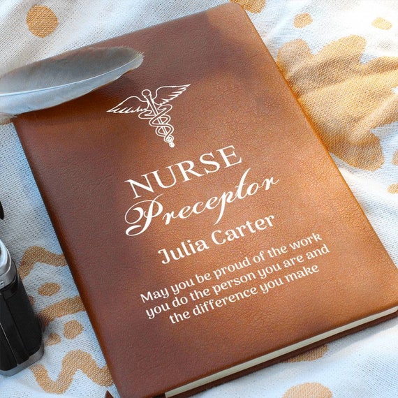 Nurse Preceptor Gift, Nurse Preceptor Thank You Card, Preceptor Journal Gift , RN necklace, Appreciation, Preceptor Nursing Gift