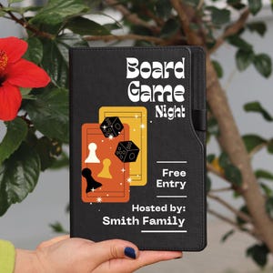Board Game Night Score Notes, Family Gaming Scores, Board Game Lover Gifts, Family Game Night, Housewarming Gift, Game Score Book