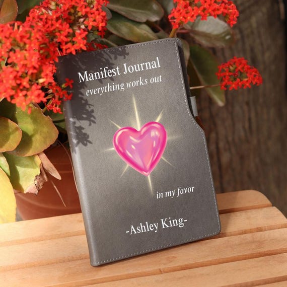 Personalized Manifest Journal, Self Love Journal,  Manifestation Journal, Daily Gratitude journal, Motivational Journal,