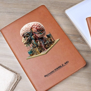 Anatomy Notebooks Neurologist Gift, Neuro Nurse Gift, Anatomy brain journal Neuroscience, psychologist, counsellor, Medical Doctor Gift