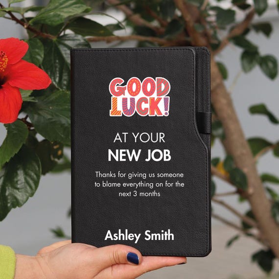 Funny Co Worker New Job Gift, Miss You Gift, Boss Leaving, Employee Leaving Gift, Colleague Farewell Goodbye Journal, Coworker Leaving Gift,