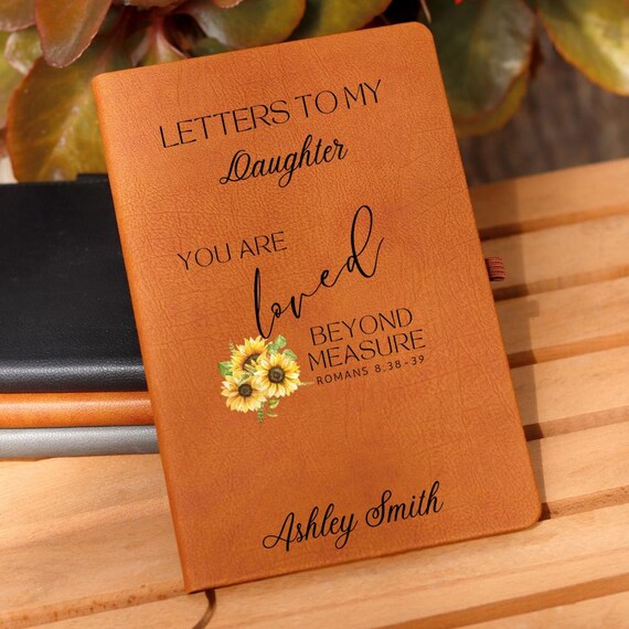 Letters to My Daughter Journal, Gift for Daughter Keepsake Journal, New Mom Baby Girl Shower Pregnancy Journal, Daughter Memories Notebook