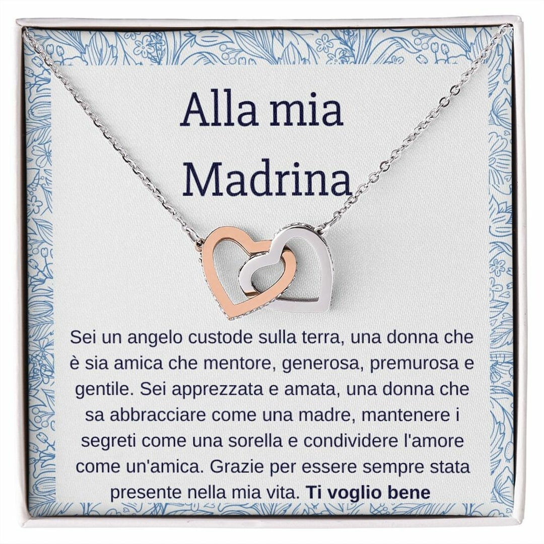 Frasi Per La Madrina Della Cresima Alla Mia Madrina Collana per La Madrina Regalo Di - Etsy