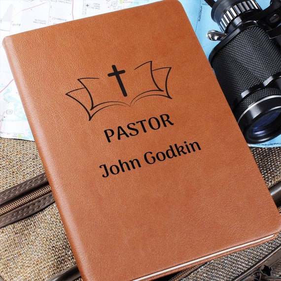 Gift For Pastor Appreciation,  Pastor Anniversary Gift, Pastor Gift, Pastor Leaving Gift, Pastor Retirement Gift, Pastor Journal
