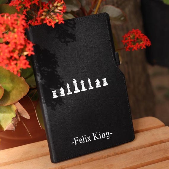 Personalized Chess Score Journal, Chess Lover Gifts, Custom Chess Gift, Chess Player Christmas Gifts, Chess Player Birthday Gift