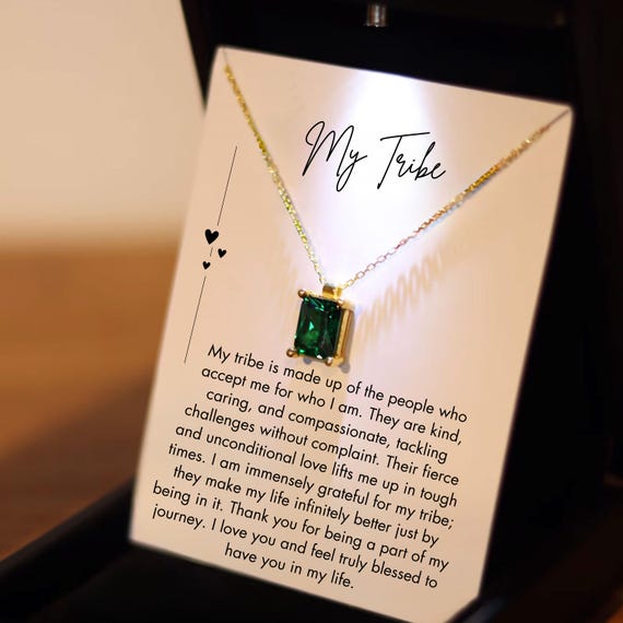 To My Tribe Silver Birthstone Necklace, Friendship Jewelry, Best Friend Birthday Gift, Friendship Necklace, Squat Women Group Necklace Gift