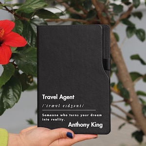 Travel Agent Thank You Gift, Travel Agent Stationery, Travel Agent Planner, Diary, Travel Agent Owner Gift, Travel Agent Team