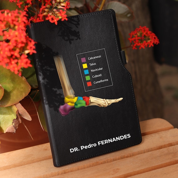 Doctor of Podiatry Gift, Podiatry Notebook, Podiatry Graduate Gift, Personalized Leather Journal, Gift for Podiatrist