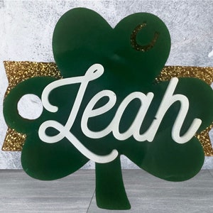 St Patrick’s Shamrock Stanley Topper, perfect Yeti Accessory for your Stanley or Yeti tumbler. Shamrock Stanley Topper.