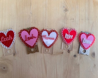 Harttopper met Stanley- of Yeti-beker – Gepersonaliseerd Valentijnsdagdecor