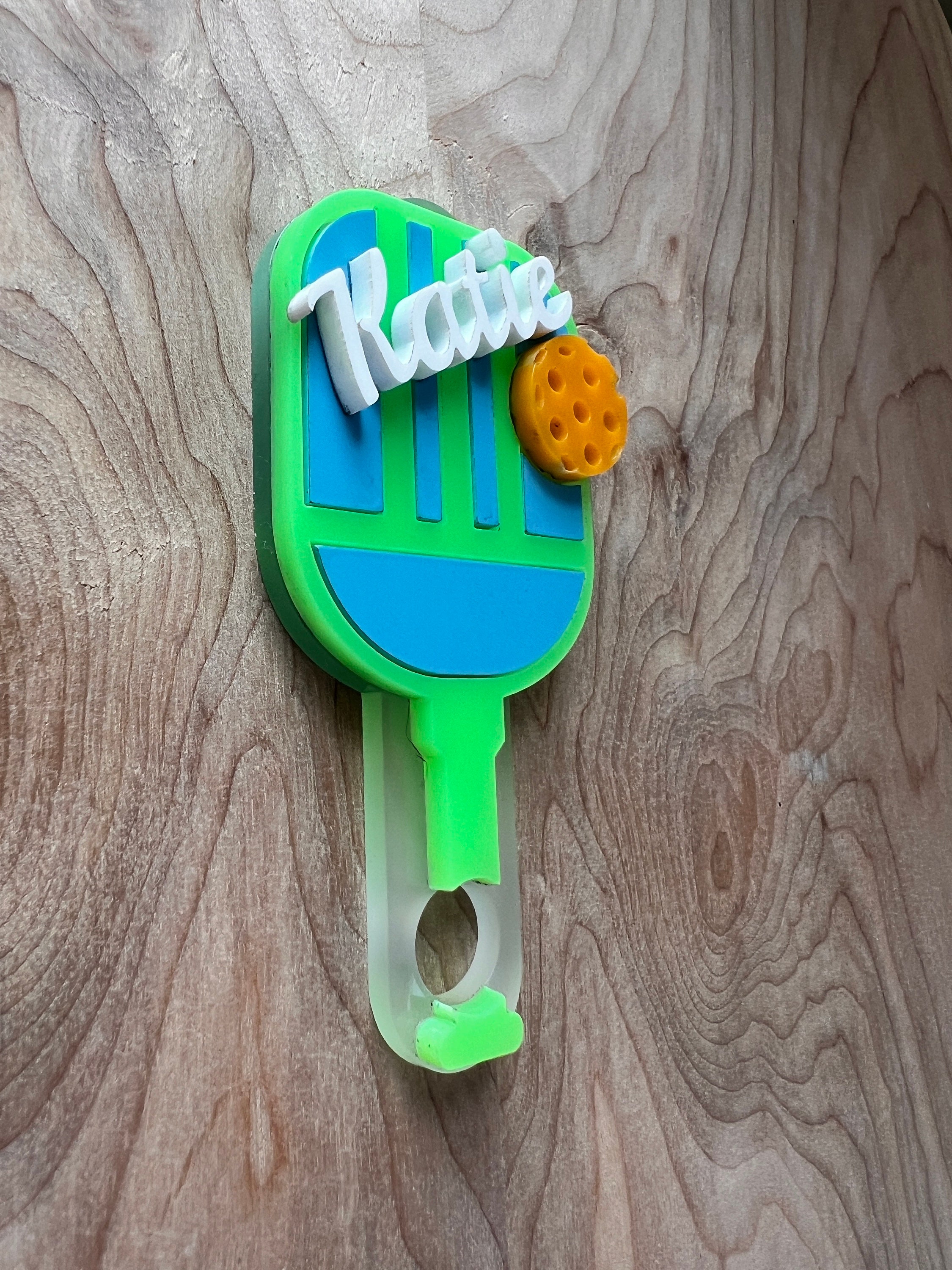 Personalized Pickleball Tumbler Topper - Unique Sports Drink Lid for Pickleball Enthusiasts