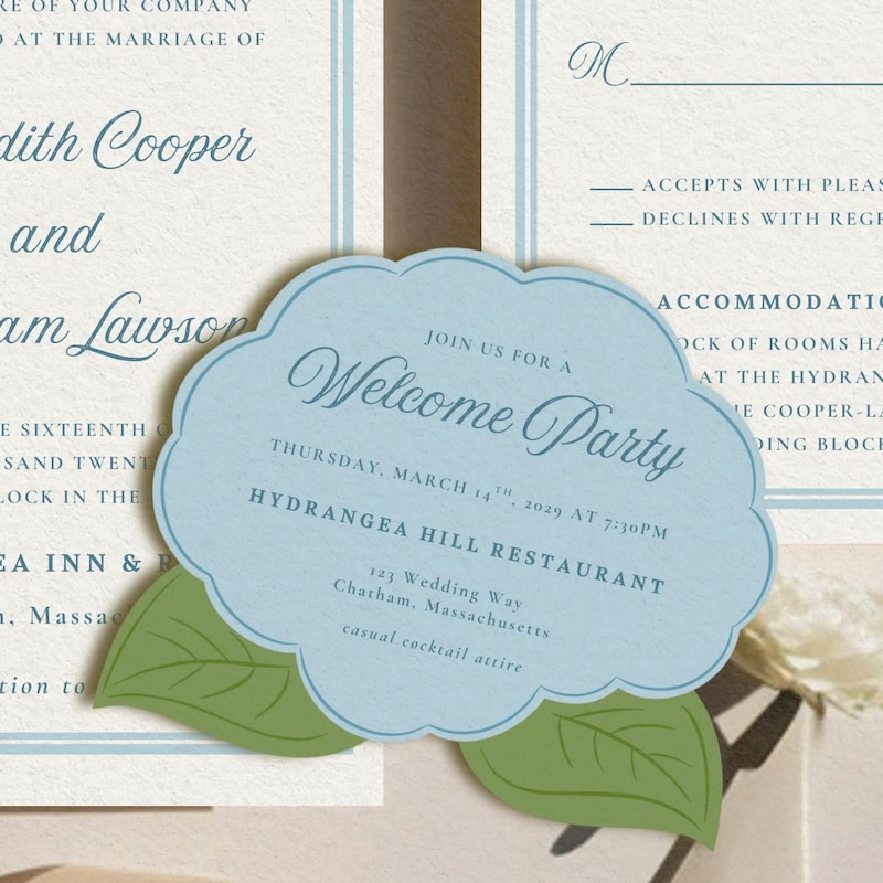 Hydrangea Detail Card - Etsy